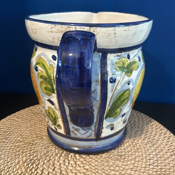 JAY WILLFRED OF ANDREA BY SADEK Hand painted Italian Decorative Pitcher - Picture 3 of 7